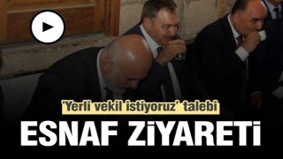 Orman ve Su İşleri Bakanı Eroğlu&rsquo;nun Isparta&rsquo;daki esnaf ziyaretlerinden renkli g&ouml;r&uuml;nt&uuml;ler