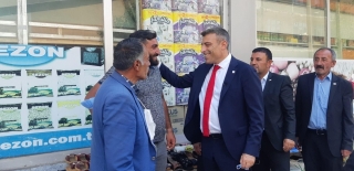 &Ouml;ZT&Uuml;RK YILMAZ ESNAF ZİYARETİ HABERİ 
