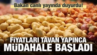 Patates ve soğana müdahale geliyor