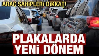 Plaka Yenileme İşlemlerinde Yeni Dönem Başladı