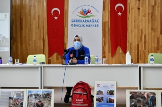 Şarkikaraağa&ccedil;&rsquo;ta Afet Farkındalık Eğitimi D&uuml;zenlendi