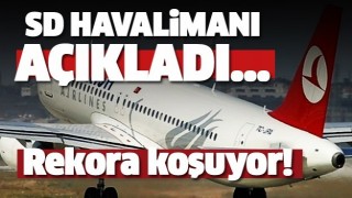 SD Hava Limanı&rsquo;nda 2 ayda 16 bin 118 yolcu seyahat etti