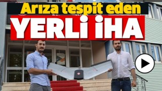 SD&Uuml; &Ouml;ĞRENCİLERİ  ARIZA TESPİT EDEN İHA &Uuml;RETTİ