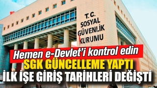 SGK G&uuml;ncellemesi İşe Giriş Tarihlerini Değiştirdi! E-Devlet'ten Kontrol Edin