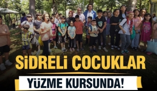 Su Sporlarına İlgi Artıyor: Sidreli &Ccedil;ocuklar Y&uuml;zme Kursunda