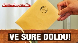 S&uuml;re doldu! 4 siyasi parti başkanı başvurdu