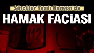 Sütçüler Yazılı Kanyon’da hamak faciası: 1 yaralı   