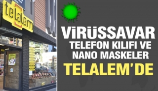 Telalem'den tüm telefonlara uyumlu  virüssavar kılıflar ve nano yüz maskeleri
