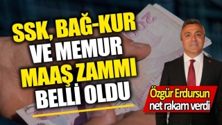 Temmuz ayında emekli maaşlarına gelecek zam oranlarını a&ccedil;ıkladı
