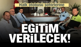 Trafik polisi, halk otobüsü şoförlerine eğitim verecek   