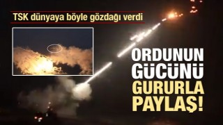 ​TSK yayınladı! Nefes kesen görüntüler