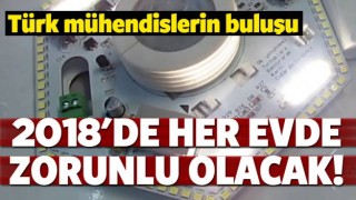 T&uuml;rk m&uuml;hendisler yaptı! Her evde zorunlu olacak
