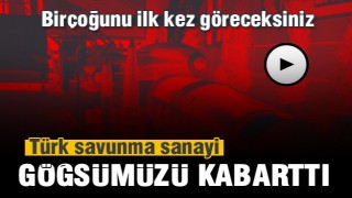 T&uuml;rk savunma sanayii g&ouml;ğs&uuml;m&uuml;z&uuml; kabarttı