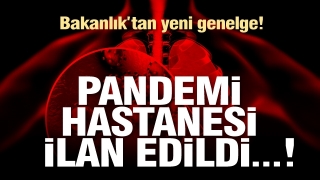 T&uuml;rkiye'deki &ouml;zel ve vakıf hastaneleri salgın hastanesi ilan edildi
