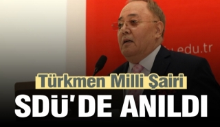 ​Türkmen Milli Şairi Mahdum Ouli Fragi SDÜ'de anıldı