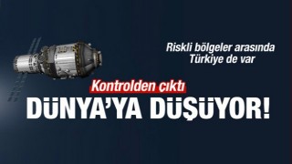 Uzay istasyonu kontrolden çıktı, Dünya'ya düşüyor