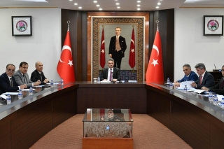 Vali Aydın Baruş başkanlığında K&Ouml;YDES toplantısı yapıldı