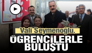 VALİ SEYMENOĞLU SAV KASABASI’NDA ÖĞRENCİLERLE BULUŞTU