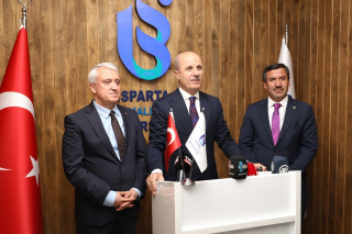 Y&Ouml;K Başkanı &Ouml;zvar Isparta'ya geldi