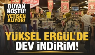 Y&uuml;ksel Erg&uuml;l Giyim D&uuml;nyası'ndan şok indirim!