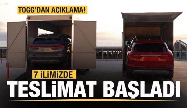 Togg resmen duyurdu! Isparta'da teslimat başladı