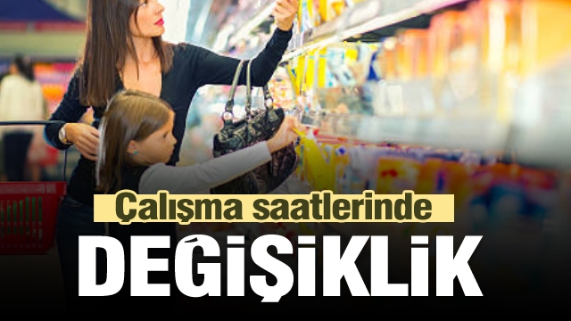 TPF'den açıklama! Marketlerin çalışma saatlerinde yeni değişiklik!