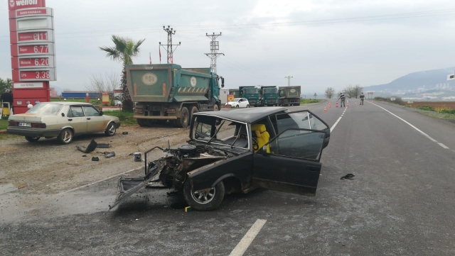 trafik kazası: 1 ölü, 3 yaralı