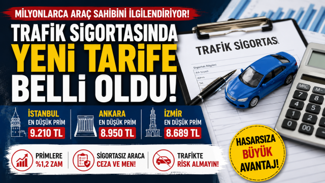 Trafik Sigortasında Yeni D&ouml;nem: Primler G&uuml;ncellendi