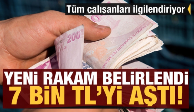 Tüm çalışanları ilgilendiren haber! rakamlar belli oldu