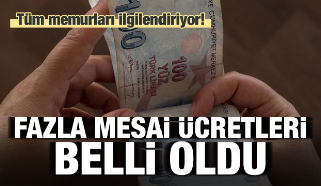 Tüm memurları ilgilendiriyor! Yeni ücretler belli oldu