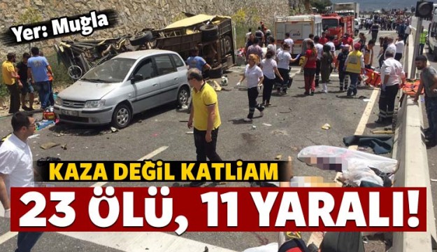 Tur otobüsü devrildi! Çok sayıda ölü ve yaralı var