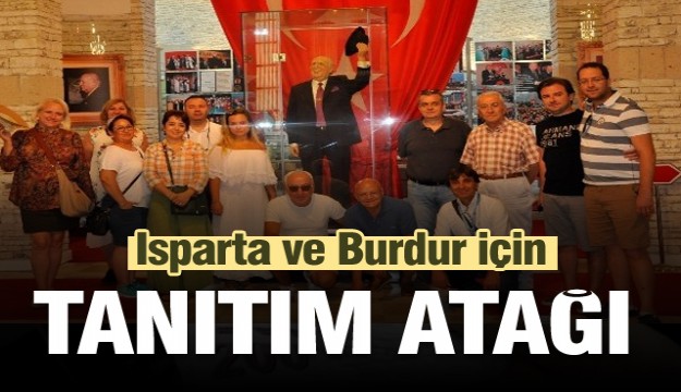 Turizm profesyonelleri Isparta ve Burdur’u keşfetti