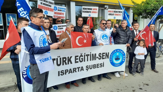 TÜRK EĞİTİM-SEN ISPARTA ŞUBESİ BASIN AÇIKLAMASI