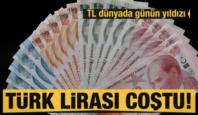 Türk lirası coştu! TL dünyada günün yıldızı