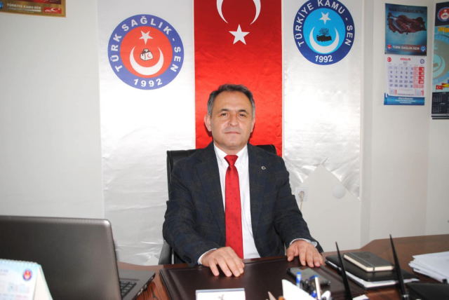 Türk Sağlık Isparta Şube Başkanı Basın Açıklaması