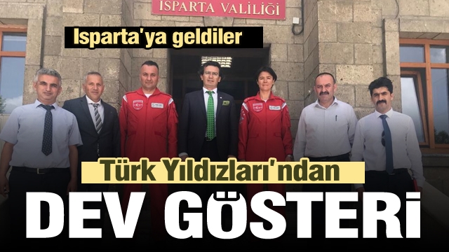 Türk Yıldızları, Isparta semalarını süsleyecek