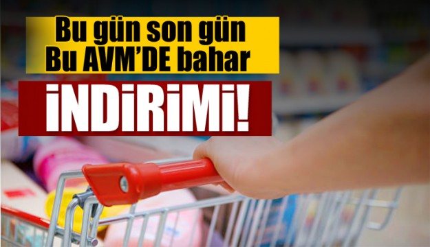 TÜRKER AVM'DE BAHAR İNDİRİMLERİ