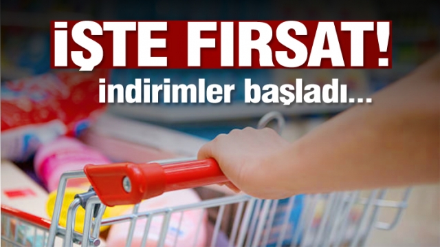 TÜRKER AVM'DE HAFTANIN FIRSAT ÜRÜNLERİ