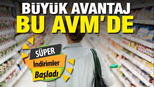 TÜRKER AVM'DE SÜPER İNDİRİMLER BAŞLADI