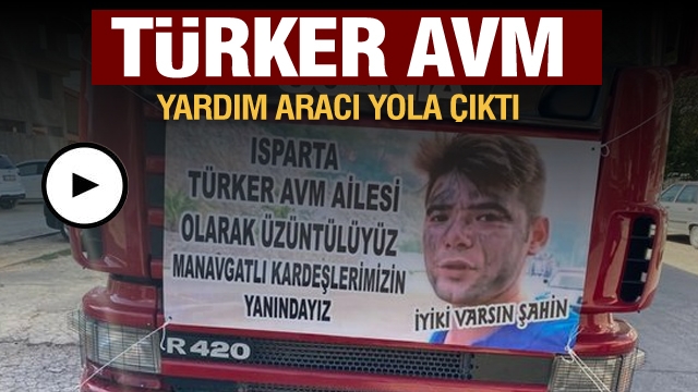 TÜRKER AVM'DEN MANAVGAT'A GIDA YARDIMI