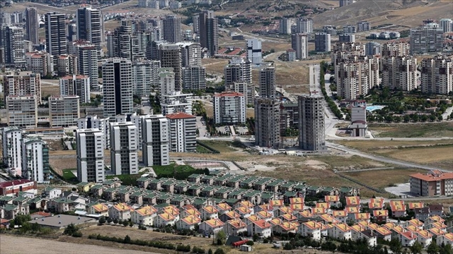 Türkiye'de sisteme kayıtlı konut sayısı 38,4 milyona ulaştı
