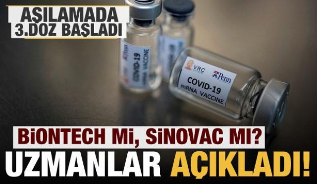 Türkiye'de 3. doz aşılama başladı: Aşı olmayanlar için büyük tehlike!