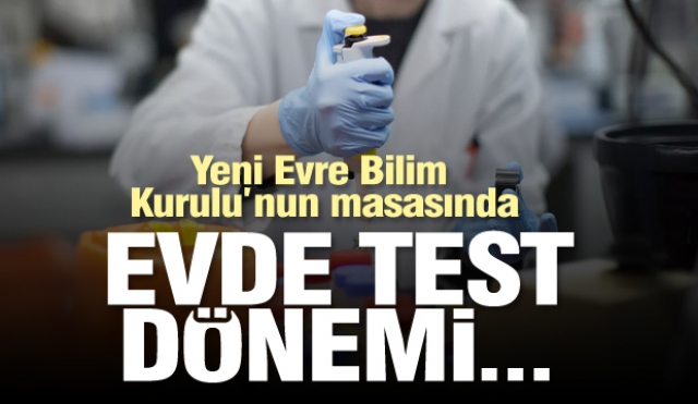 Türkiye'de evde koronavirüs testi bilim kurulunun masasında