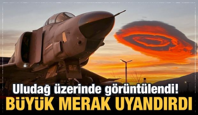 Türkiye'de mercek bulutu görüldü