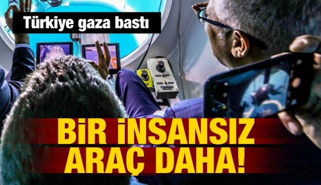 Türkiye'den bir insansız araç daha