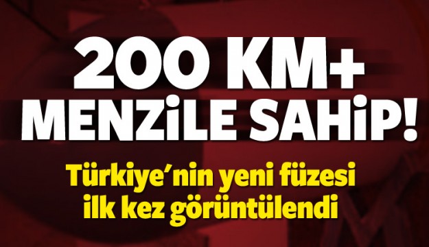 Türkiye'nin yeni füzesi ilk kez görüntülendi