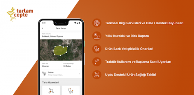 TürkTraktör'den "Tarlam Cepte" hizmeti