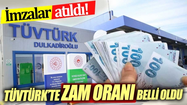 TÜVTÜRK'te Zam Oranı Belli Oldu: Yüzde 58 Artış ve İkramiye