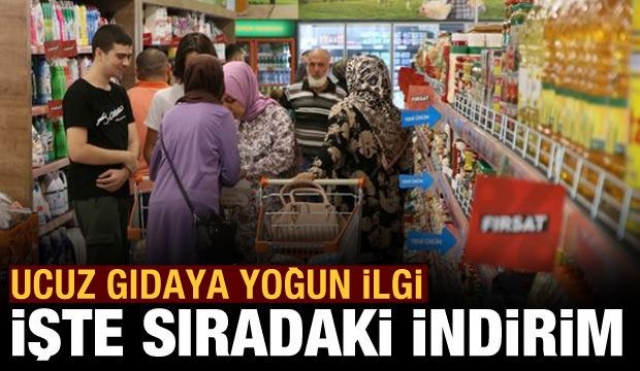 UCUZ GIDAYA YOĞUN İLGİ- İŞTE YENİ İNDİRİMLER