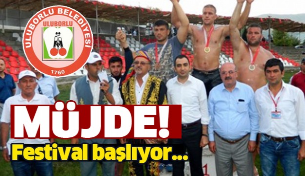 ULUBORLU'DA KİRAZ FESTİVALİ VE YAĞLI GÜREŞ BAŞLIYOR